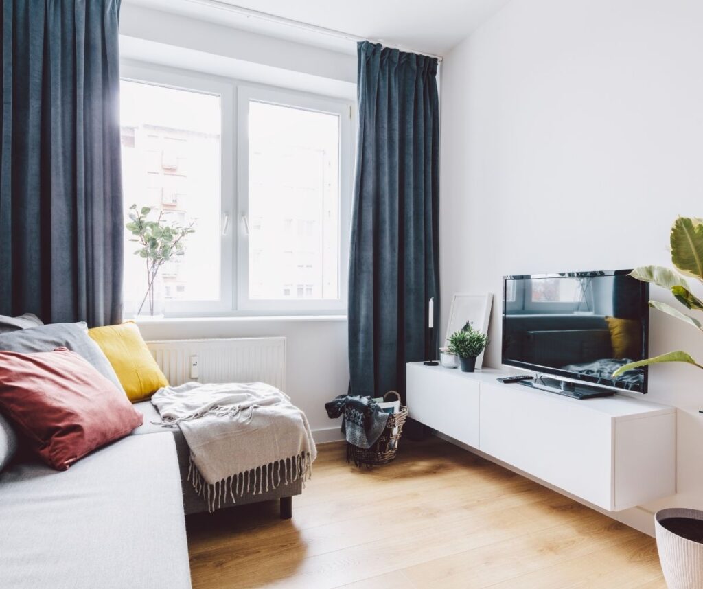 Interior of Small Apartment Living Room