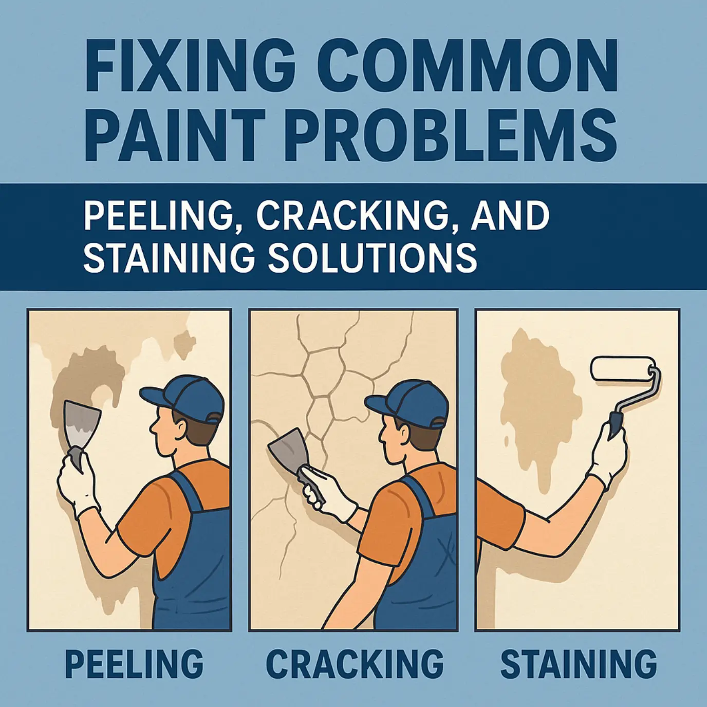 Fixing common paint problems_ peeling, cracking, and staining solutions x