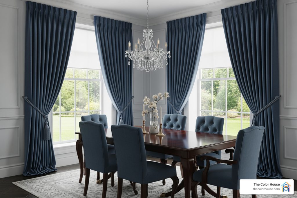 dining room drapery