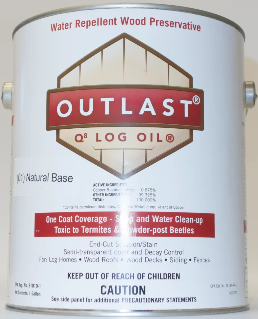 How Long Does Outlast Q8 Log Oil Last on Log Cabins? 1 Q8LogOilGallonCan 3c6c5d0a a007 4015 88a2 159f70119501 2343x