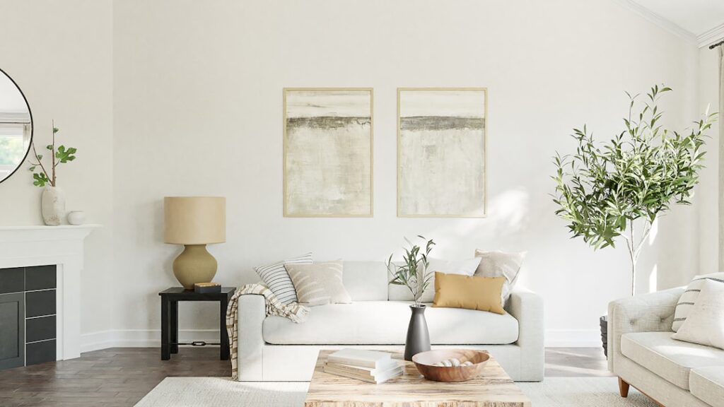 how to paint interior modern living room